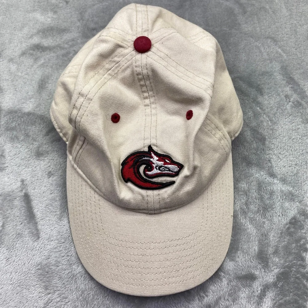 MPC The Game Wolf Logo Baseball‎ Cap Tan Cotton Adjustable Strap One Size Fits